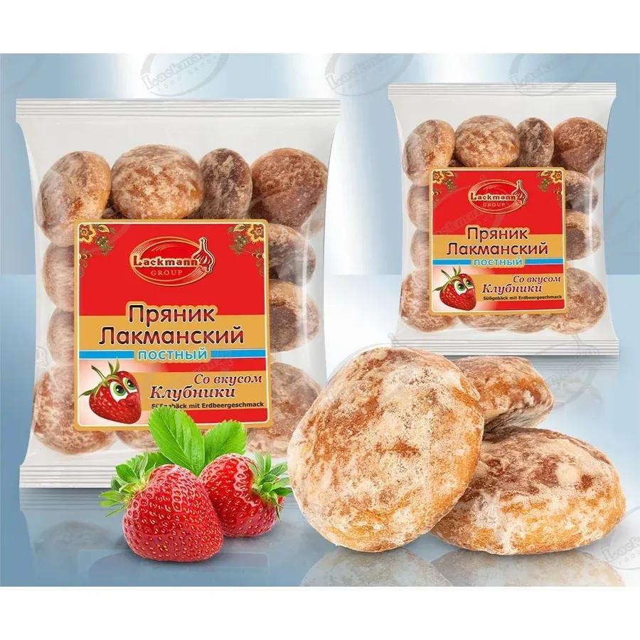 Sweet Pastry With Strawberry Flavor 2/5 Pack Each 400g Gingerbread With Strawberry Flavor (6057)