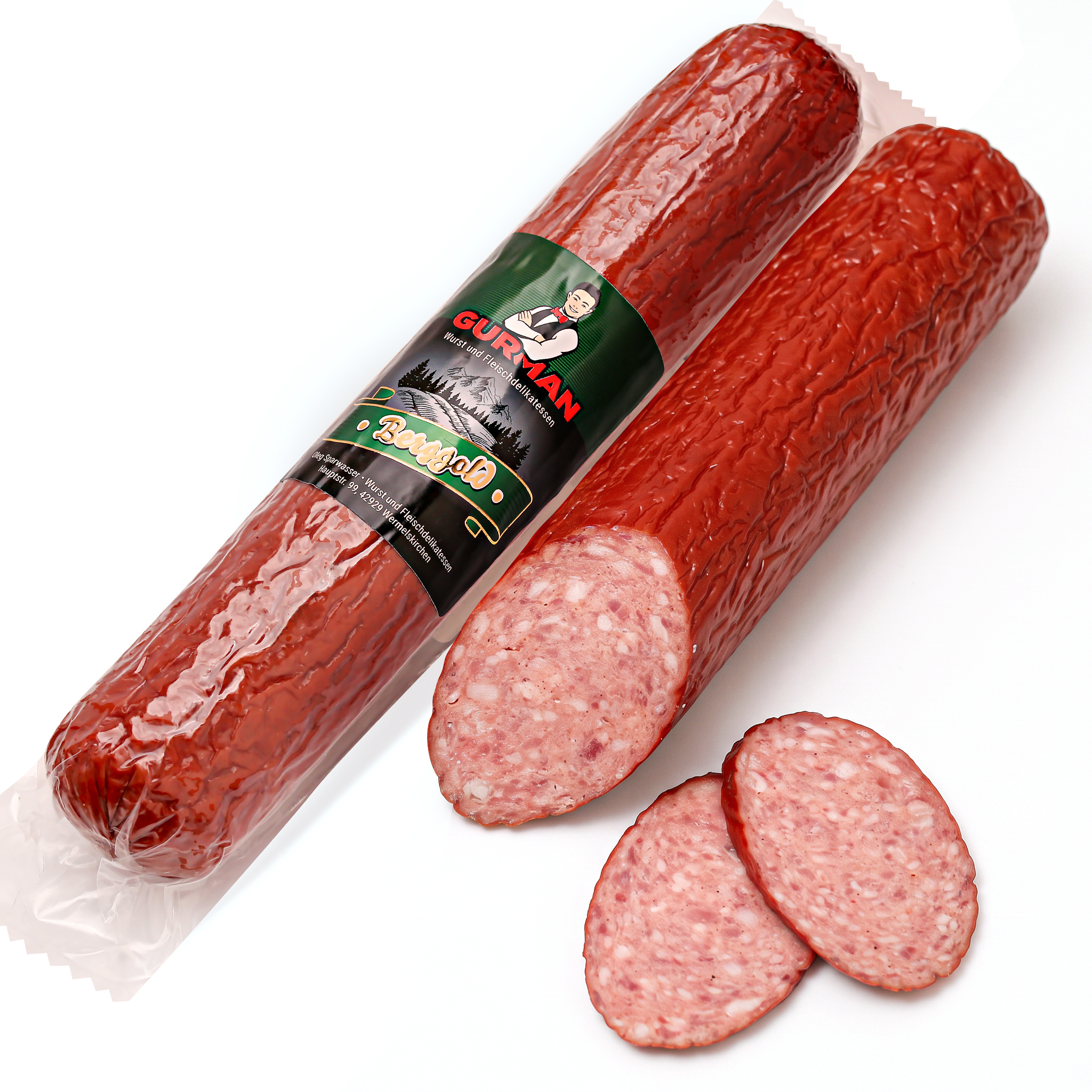 Image of Curing Salami 2 X 400 G Set Berggolden Sausage