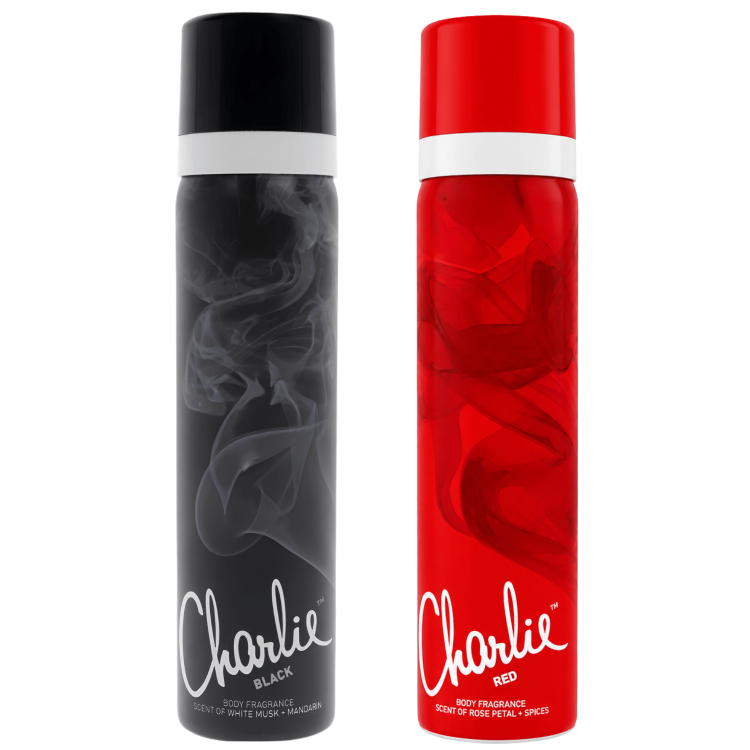 TEMU Charlie Spray Bundle Gift Set 75ml Each Long Lasting Men's & Women's Deodorant Body Fragrance Daily Odour Protection Quick Dry Personal Care