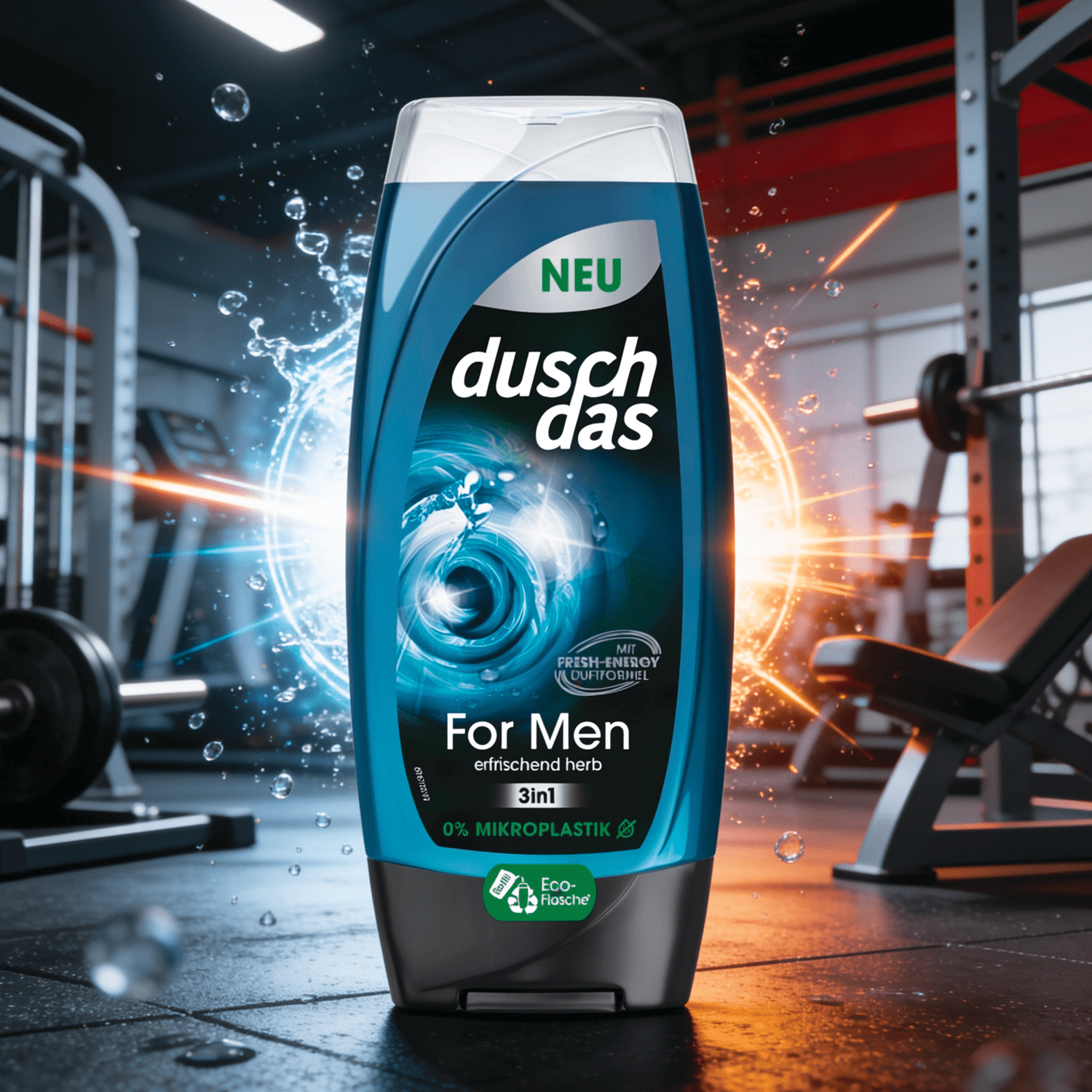 3-pack Duschdas Shower Gel - For Men - Shower Bath With Fresh-energy Scent Formula For A Refreshing Shower 3 X 225 Ml