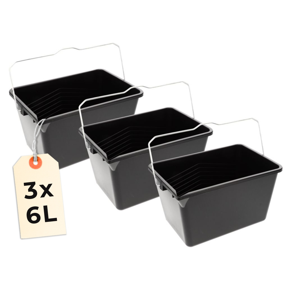Image of Empty Paint Bucket With Spout, Square Paint Bucket, Painting Accessories, Bucket, Paint Bucket With Scale, Universal Bucket, Paint Kettle, 6