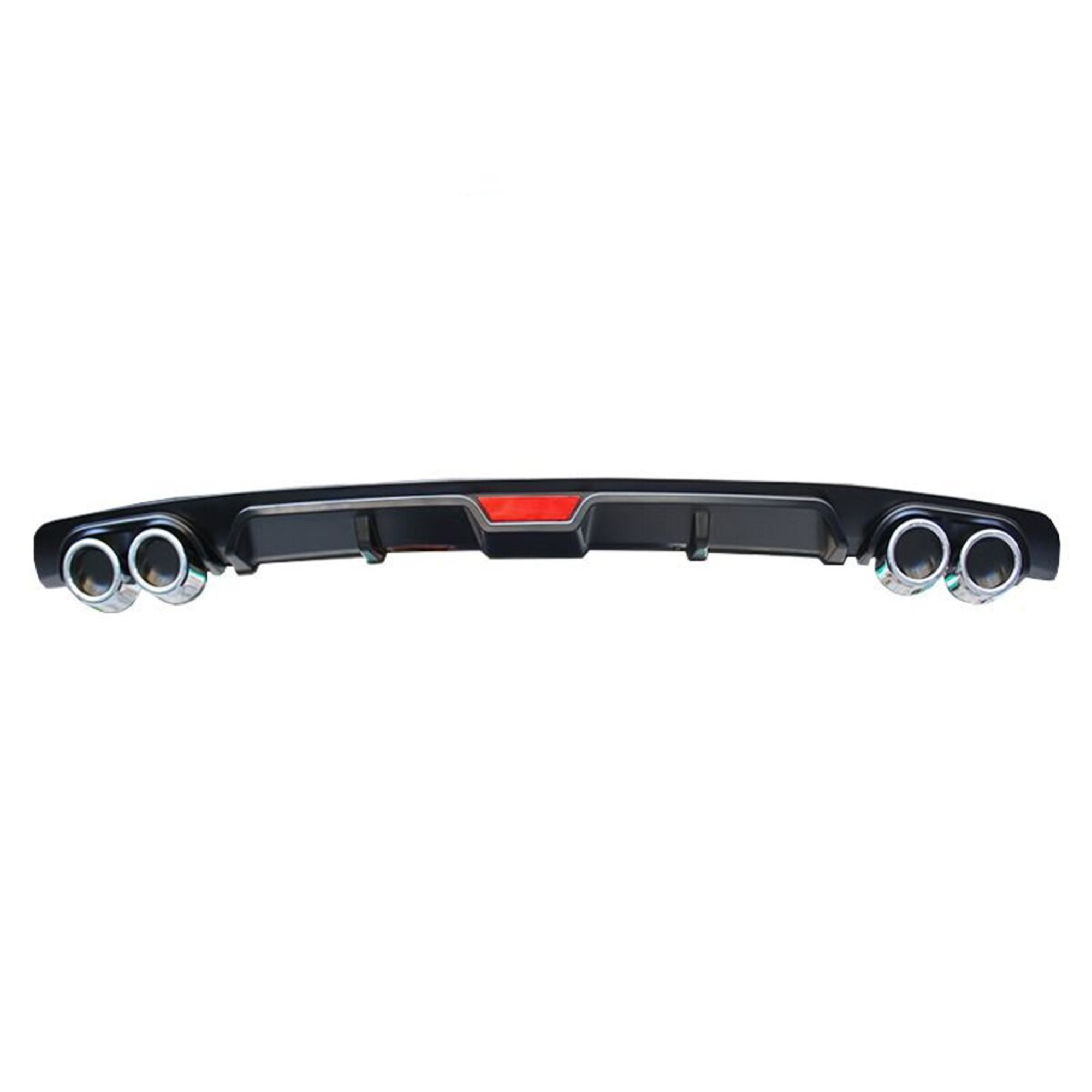 Rear Bumper Diffuser Splitter For Golf Mk4 97-08 Golf Mk5 130cm X 15cm U Model Universal Car Styling Diffuser Rear Body Kit Spoiler Bumper Lip Splitter