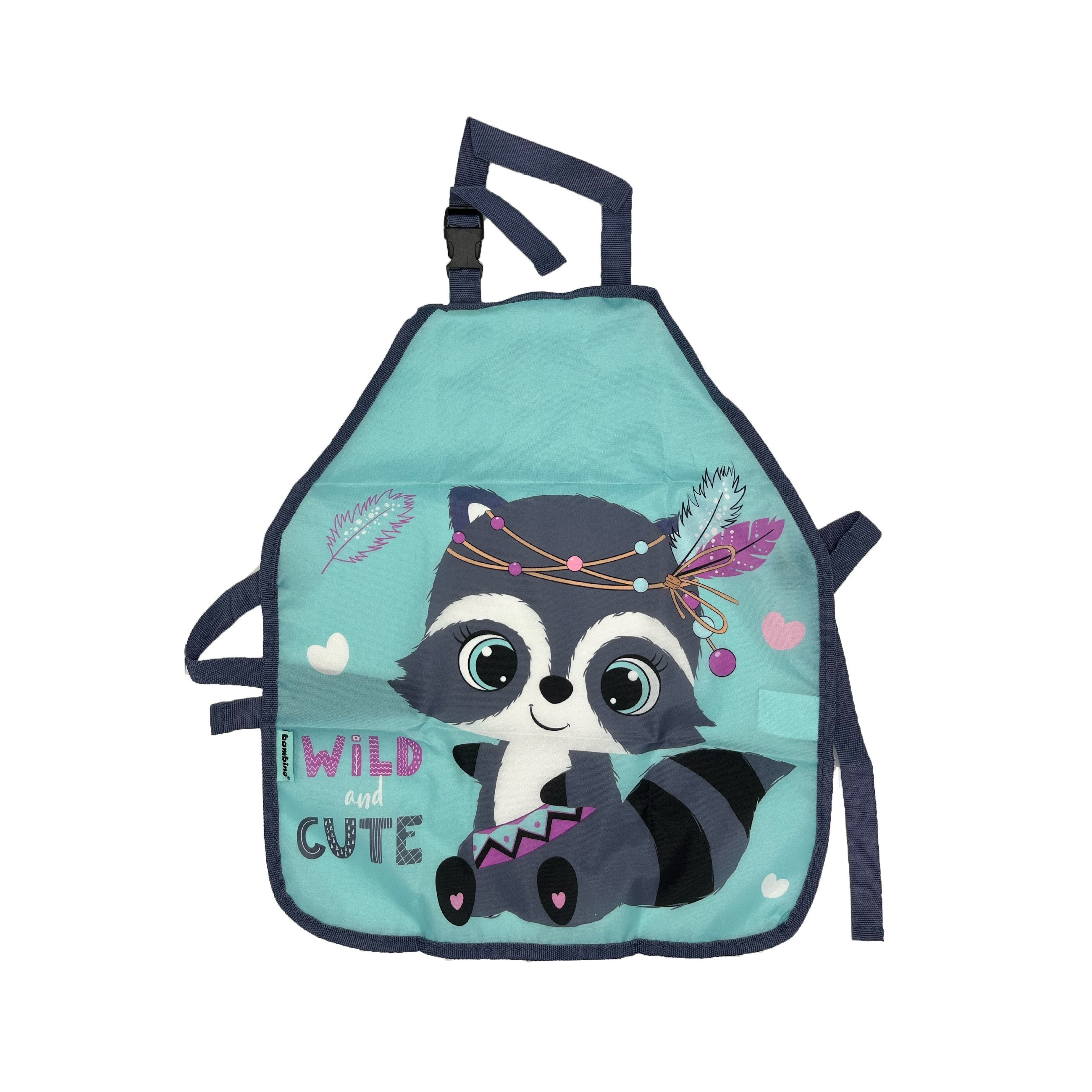 Image of Paint Smock Children's Painting Apron Raccoon Children Girl School