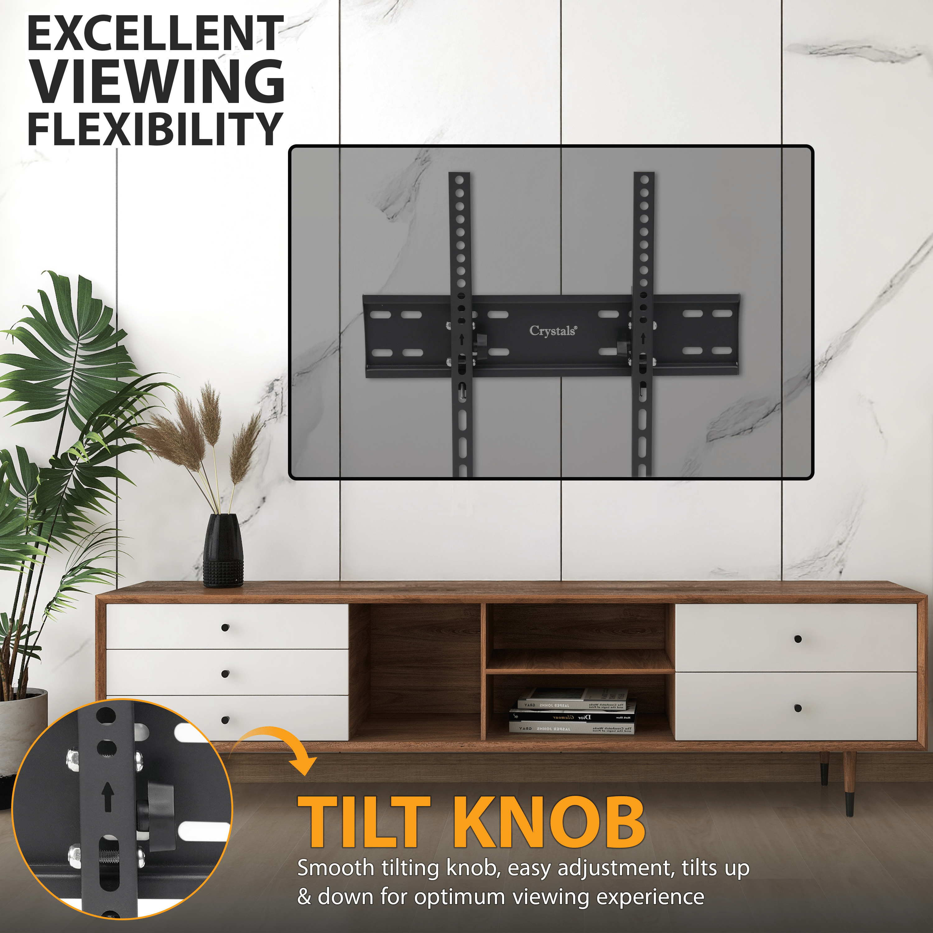 TV Wall Bracket Mount TILT for 26-65 Inch Flat LCD LED QLED TVs
