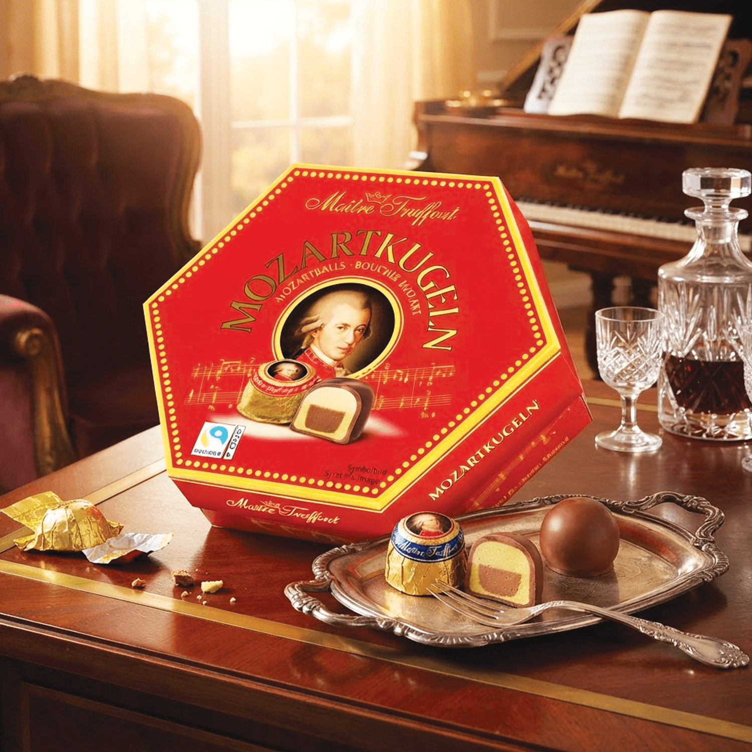 Mozartkugeln Cardboard Box 300g