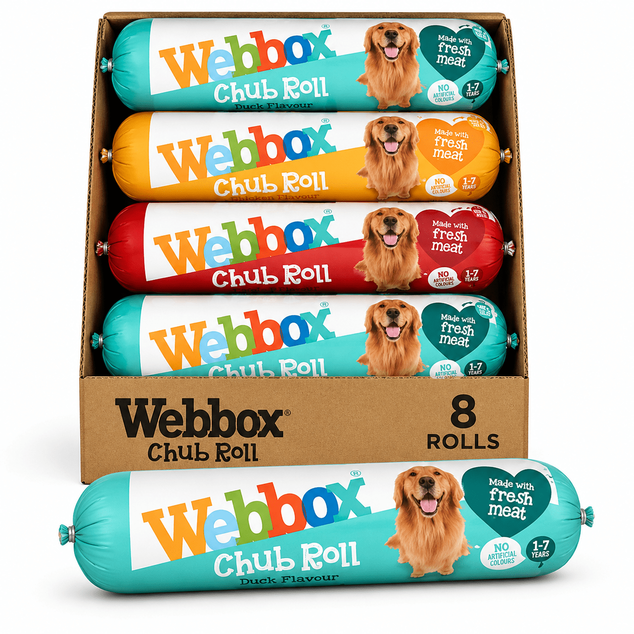 TEMU Webbox Chicken Food 720g X | Fresh Meat Recipe | Adult Dog Food 1–7 Years Assortment
