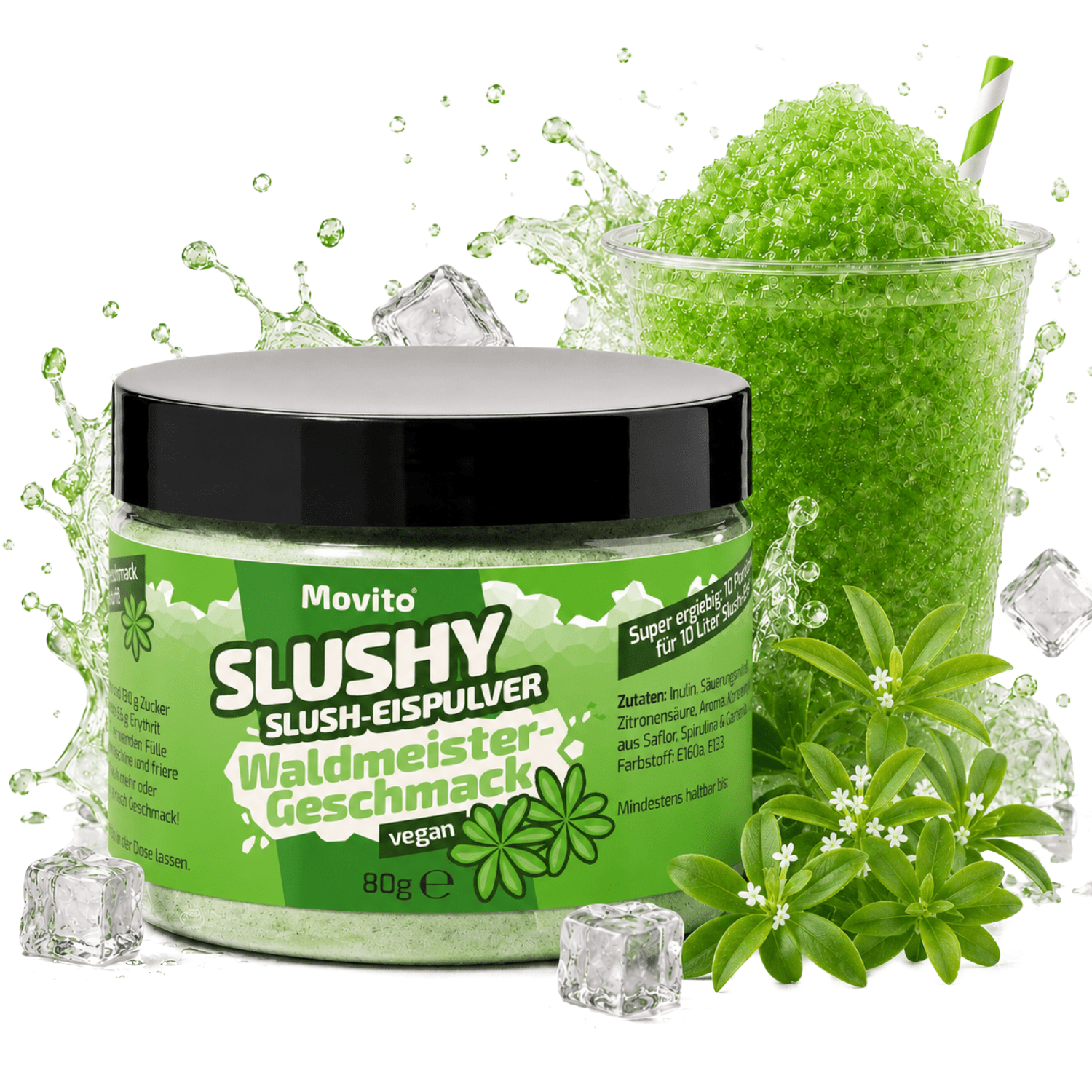 Woodruff Slush Powder For 10l Slush - Azo Free | For Slushy Maker Slush Machines & Ice Machines