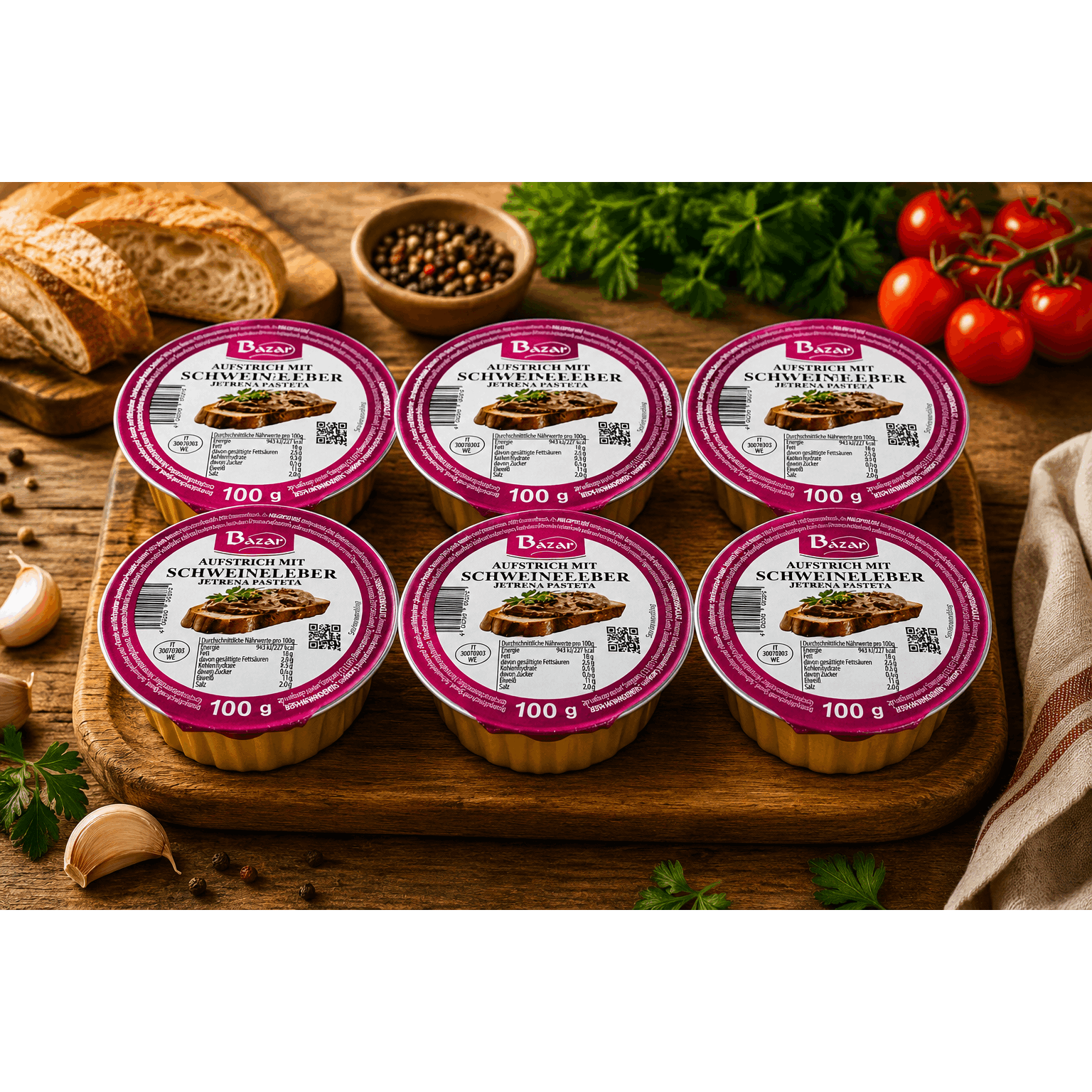 Pork Liver Pâté 100 G | Pork Liver Spread 100 G | Pork Liver Pâté 100 G | Jetrena Pâté 100 G | Pork Liver Spread 100 G