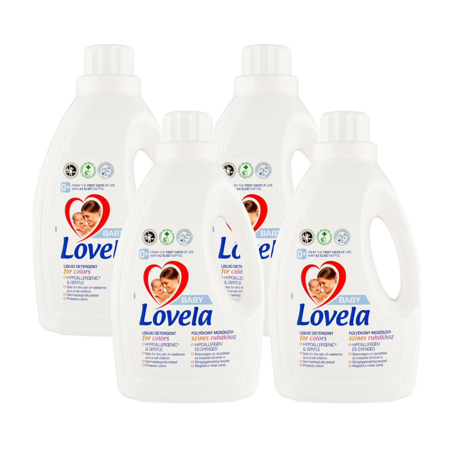 4x Baby Milk Wash For Colored Laundry For Kids 16 1.45l