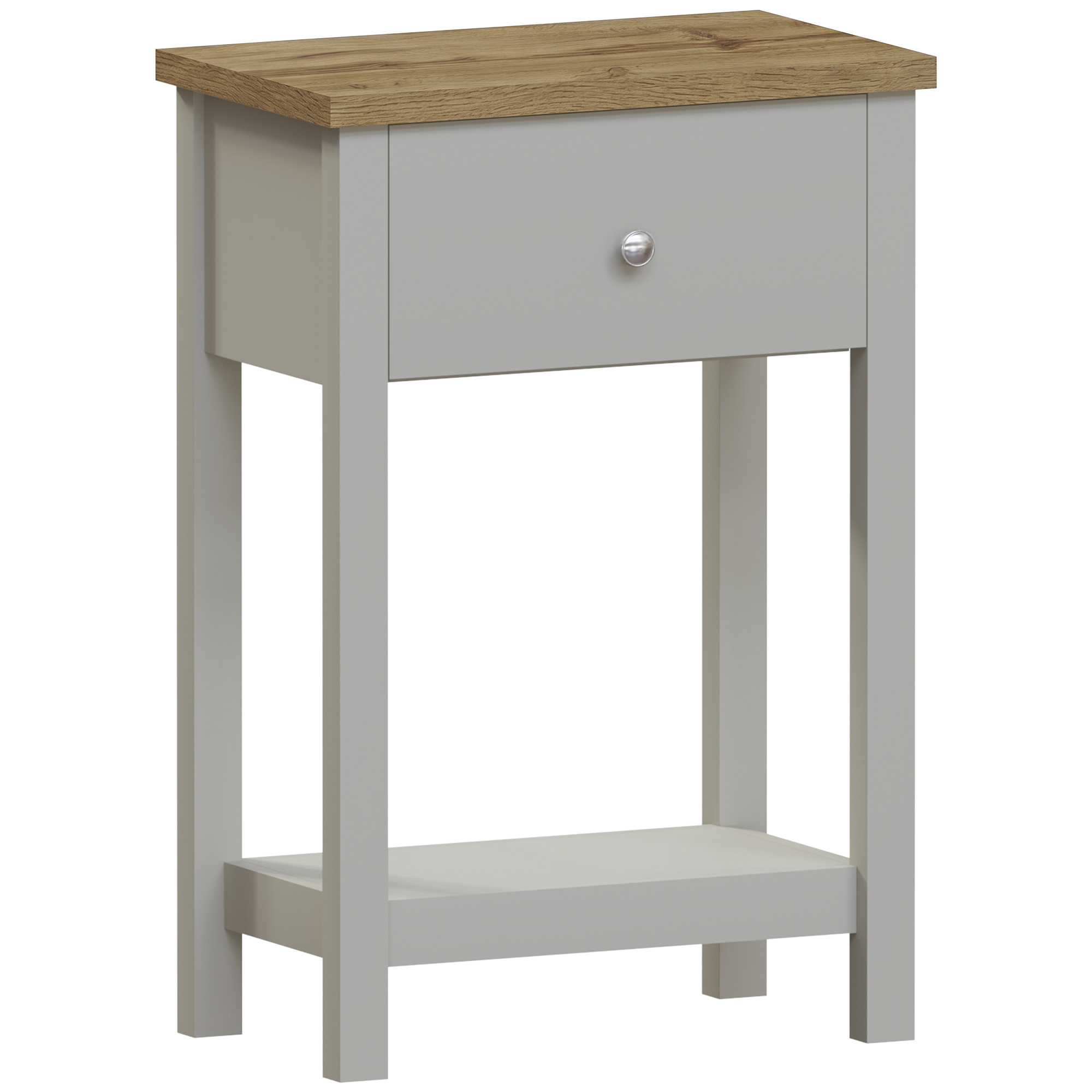 Vida Designs 1 Drawer Console Table Table Top Underneath Shelf Knob Handles Storage Organizer Display Space Hallway…: retailer-supplied image