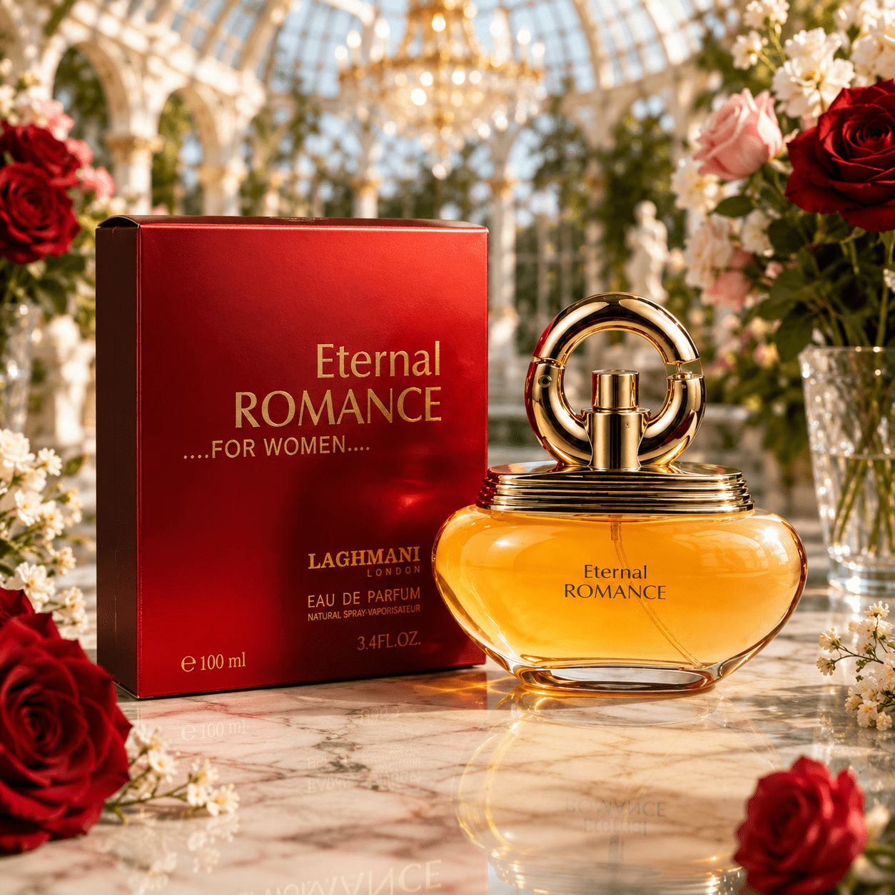TEMU Perfume For Woman – Edp 100ml With Sparkling , Juicy And Sweet Pear, Revealing An Elegant Bouquet Of Rose, Jasmine And Orange Before Settling