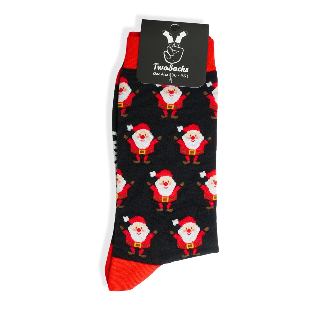 Image of Santa Claus Socks For , Funny And Humorous Stockings As A Gift, Cotton, Fits All