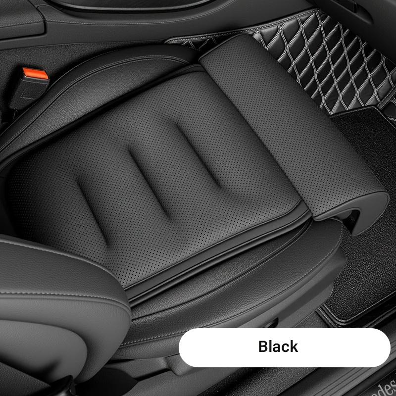Luxury Nappa Car Seat Cushion, Extended Leg Support