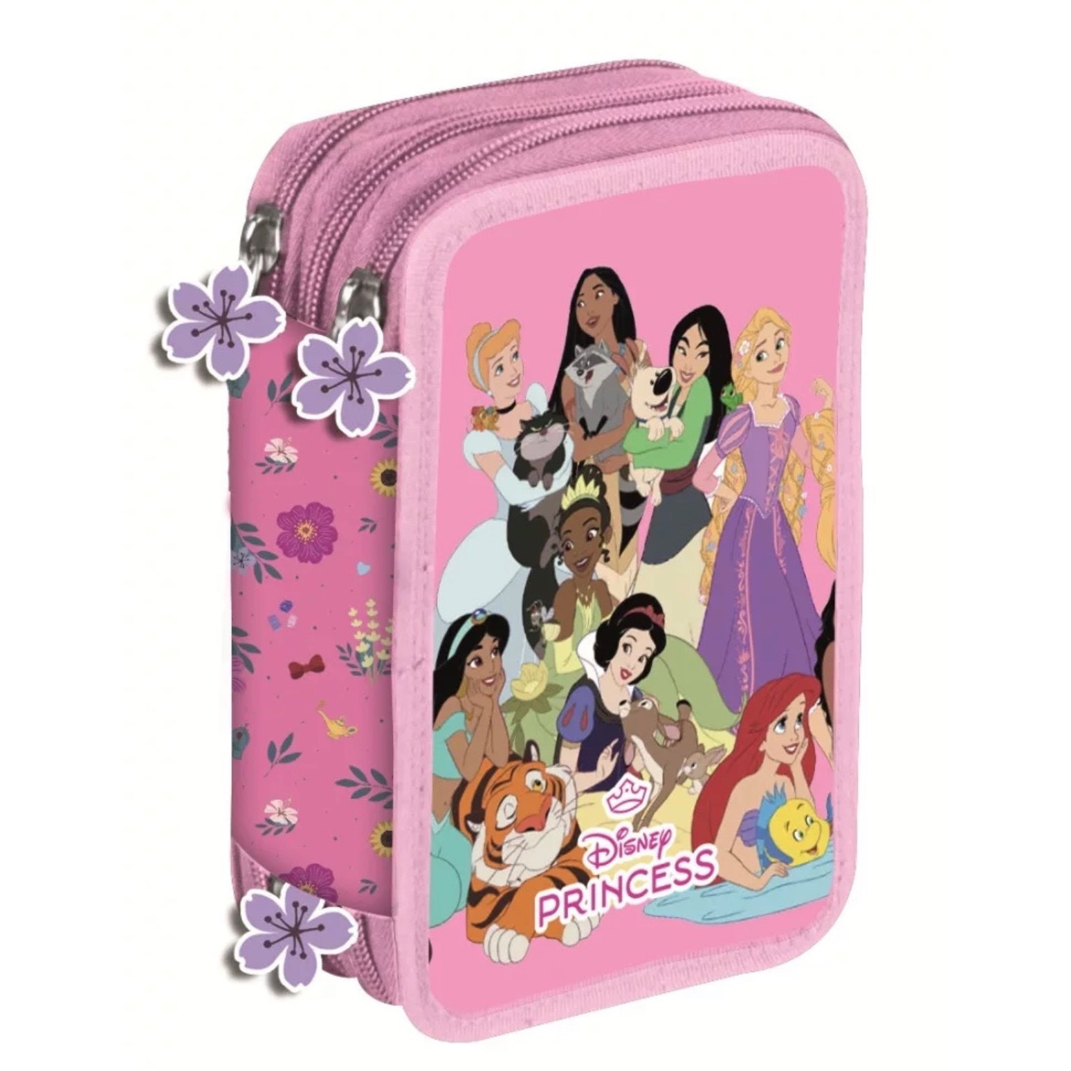Princess 3-tier Pencil Case With Filling
