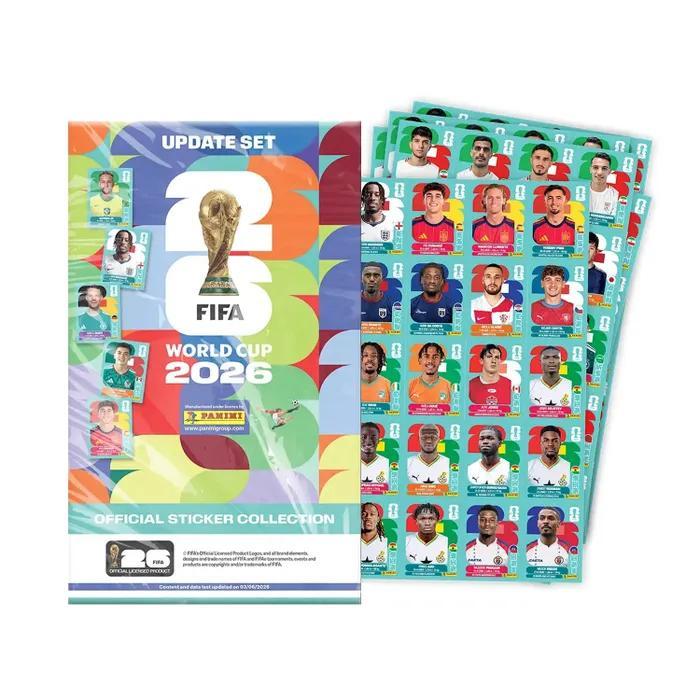 TEMU Panini Set de Actualización FIFA 2026 Colección de Stickers Oficiales