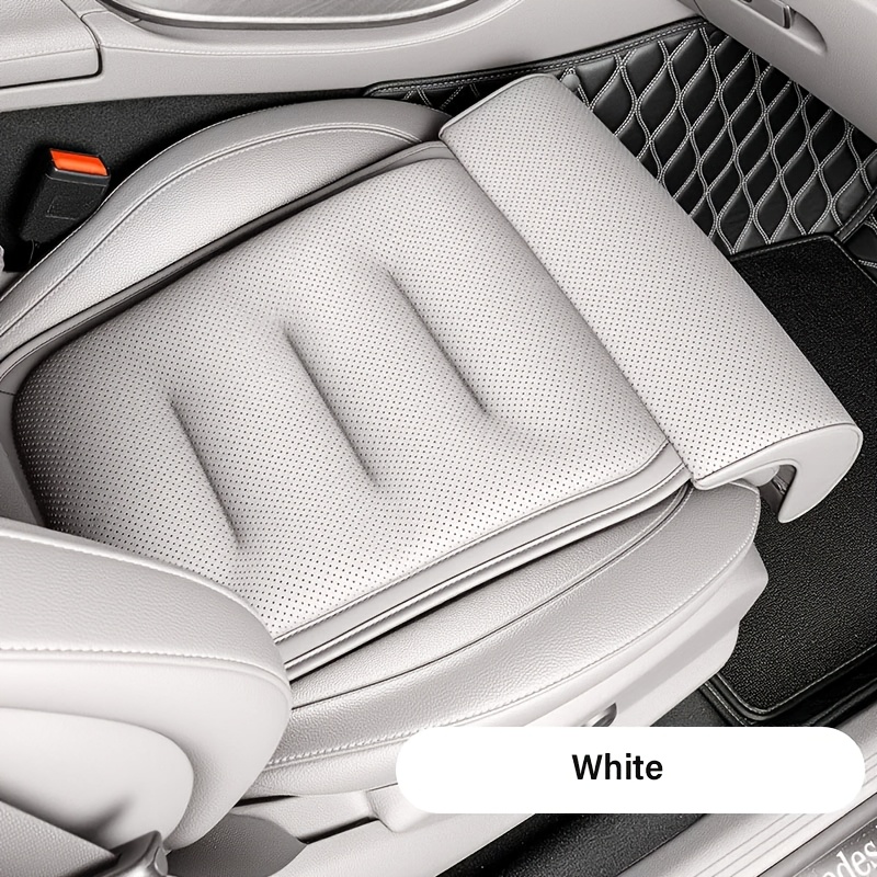 Luxury Nappa Car Seat Cushion, Extended Leg Support