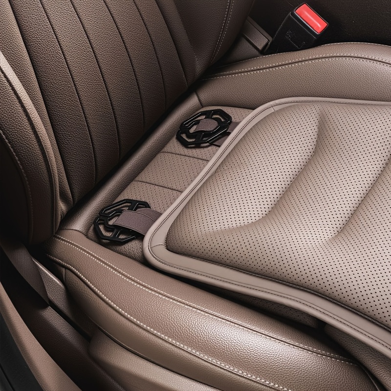 Luxury Nappa Car Seat Cushion, Extended Leg Support