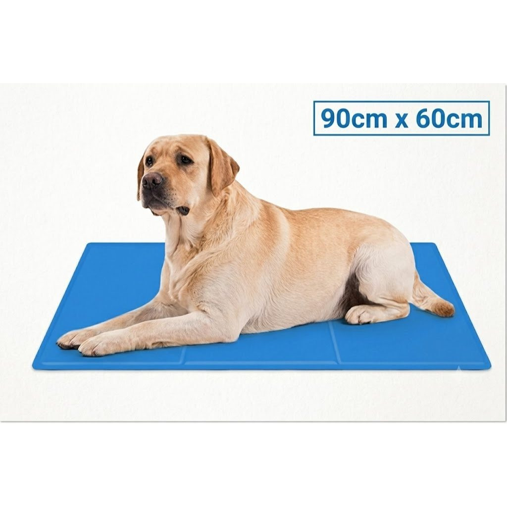TEMU Esterilla Refrigerante para Perros Pecute 90cm x 60cm - Refrescante Automática para Mascotas.