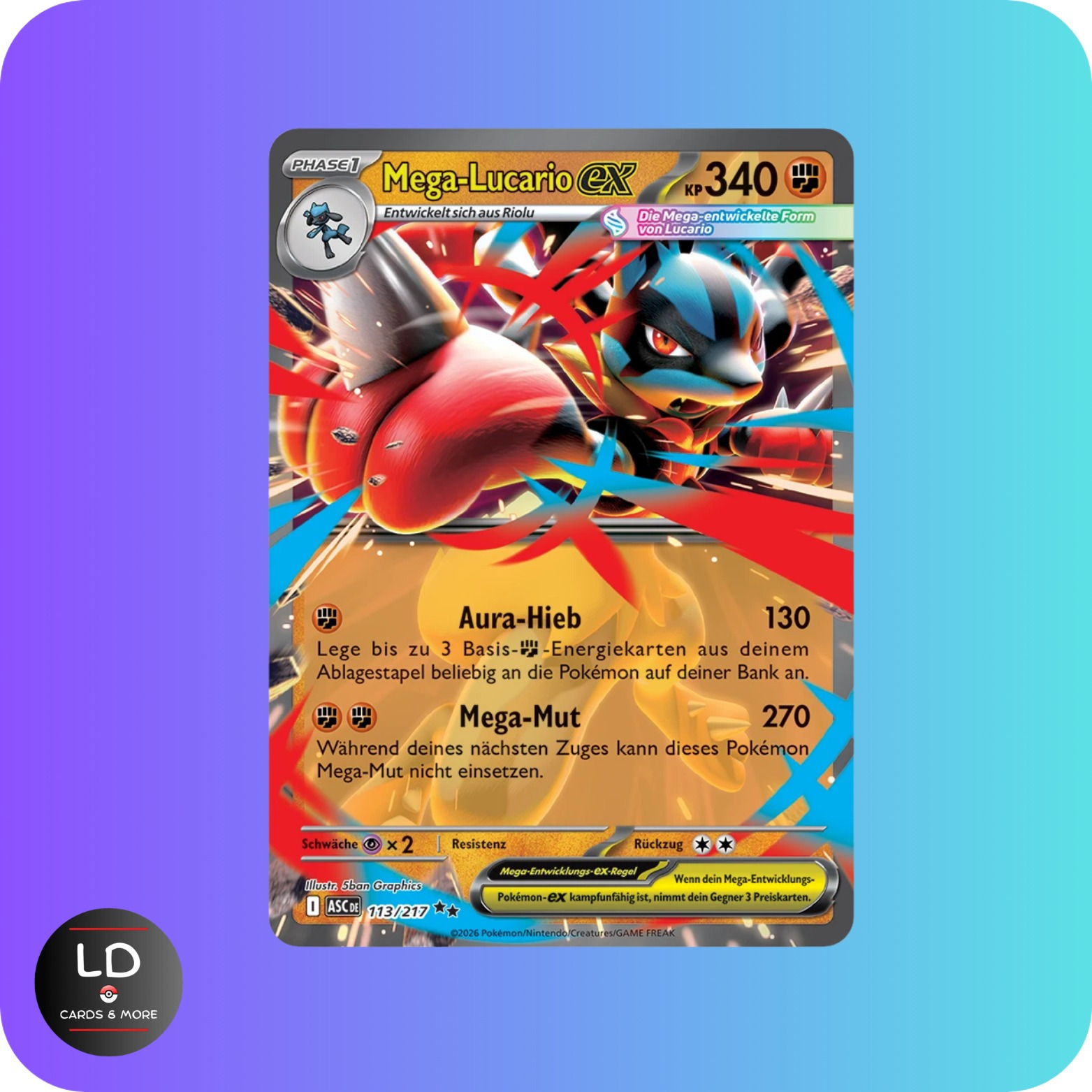 Pokémon Mega Ex Meg 077 Mega Evolution