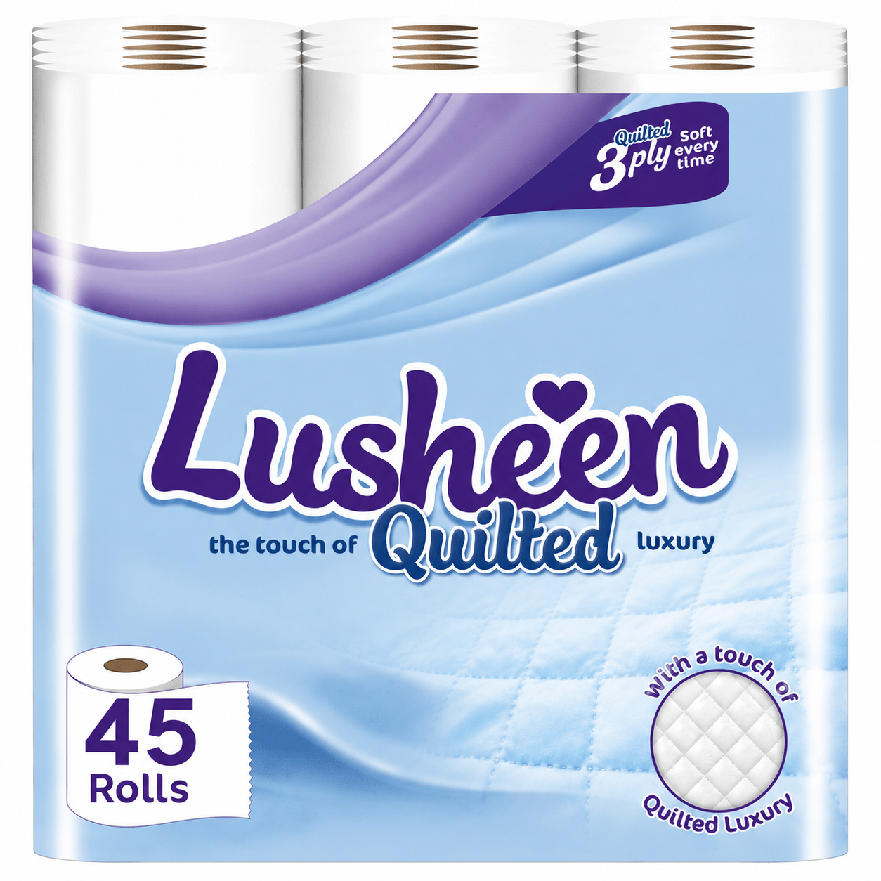 TEMU 45 Rolls Toilet Paper Bulk Pack – Ultra Soft 3-ply, Thick Quilted & Strong, Unscented Premium Bathroom Tissue (150 Sheets Per Roll)