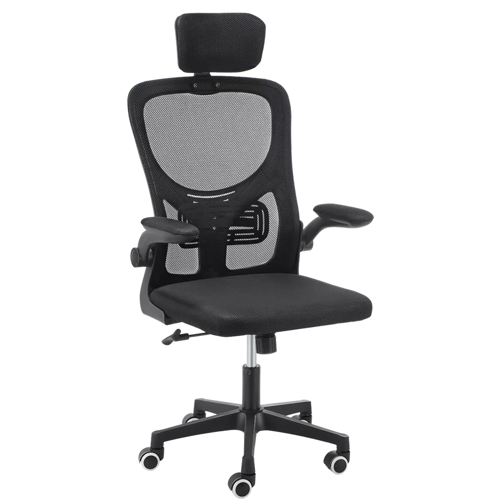 TEMU Ergonomic Mesh Office Chair, Computer Desk Chair With Adjustable Height And Lumbar Support, Ideal For Home, Office, Work, Bedroom