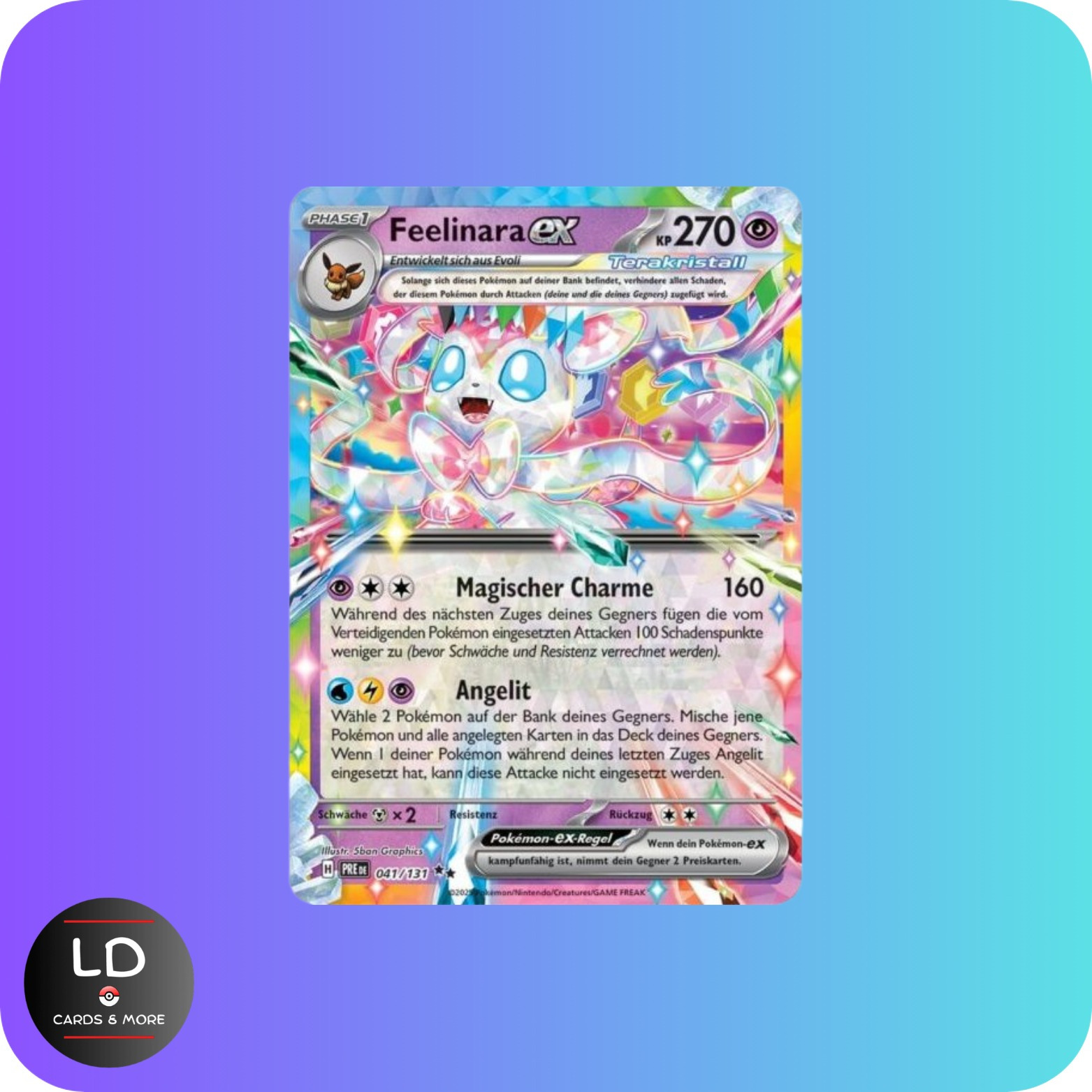 Pokémon Feelinara Ex 041 Prismatic Evolutions
