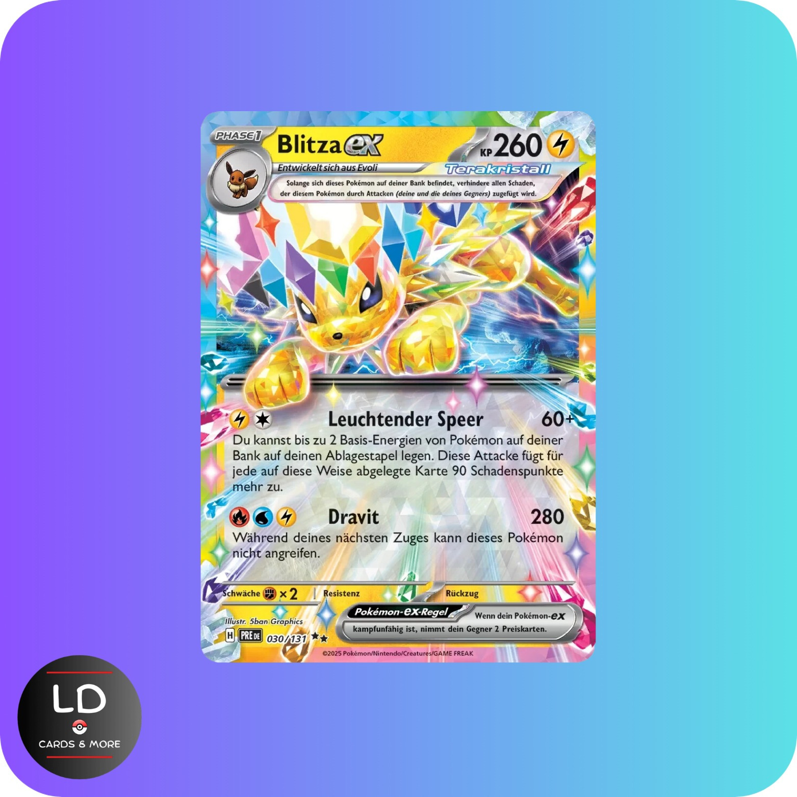 Image of Pokémon Blitz-evolution Ex 030 Prismatic Evolutions