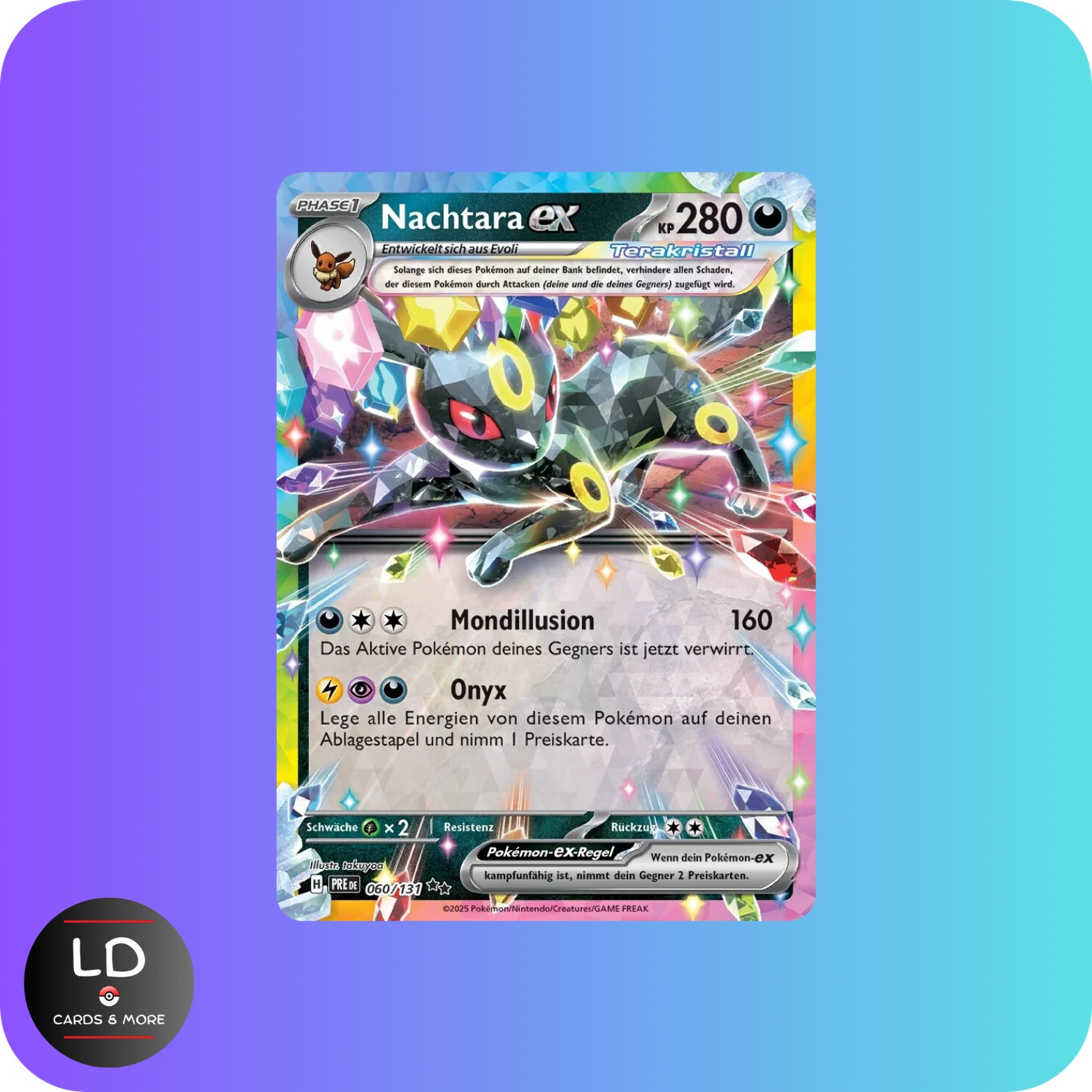 Pokémon Ex 060 Prismatic Evolutions