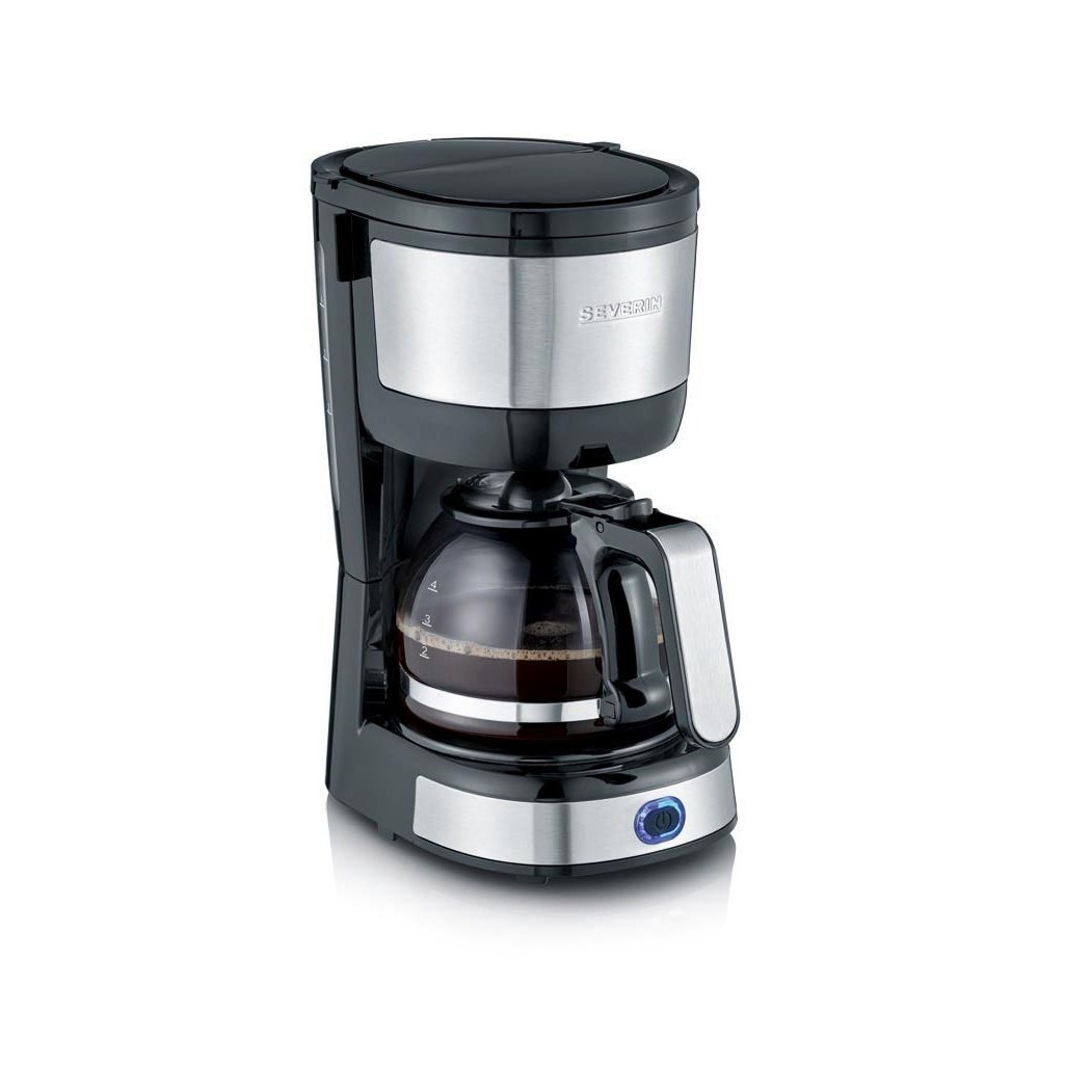 Ka 4808 Compact Coffee Maker – Maker For Up To 4 Cups With Permanent Swivel Filter, Stainless Steel/black (b-stock)
