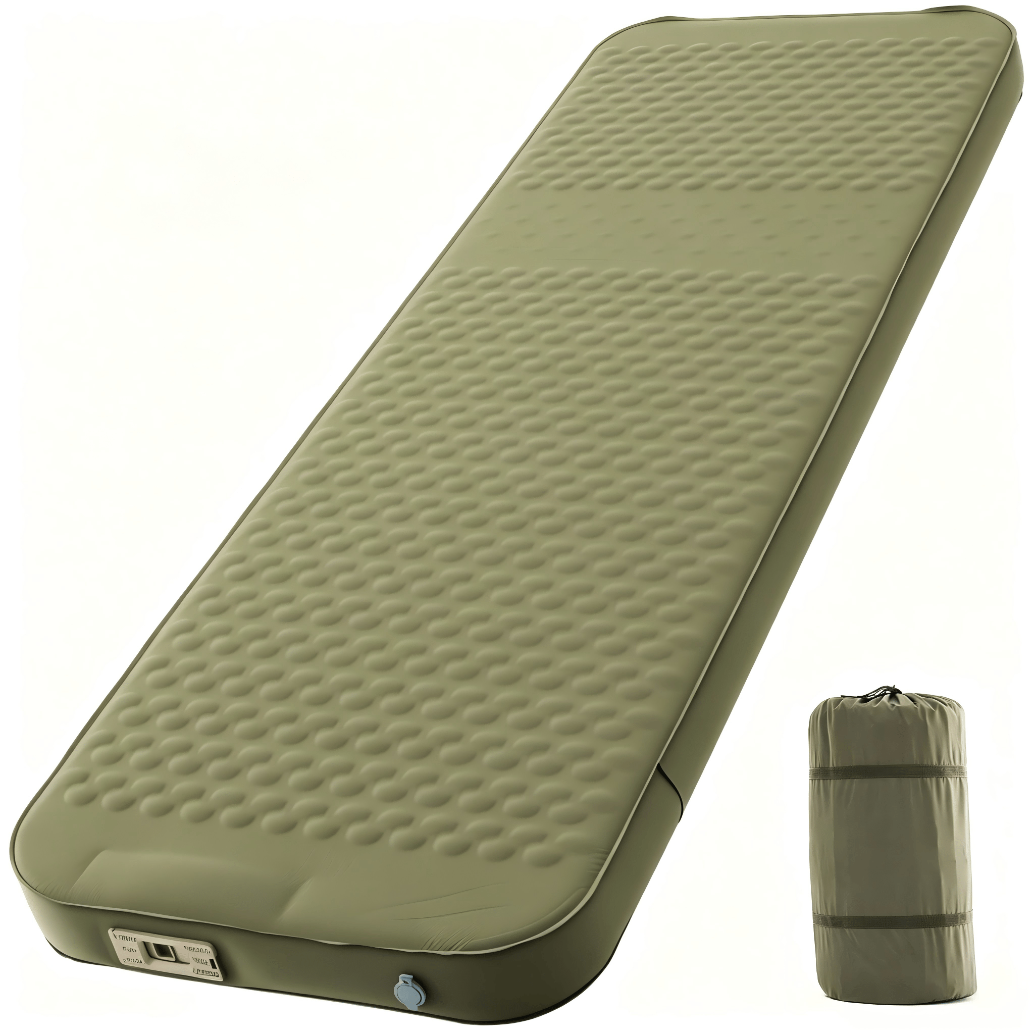 Image of Inflatable Sleeping Mat – Camping Mattress, Portable, With Carry Bag, For Tent, Car, And Backyard Use