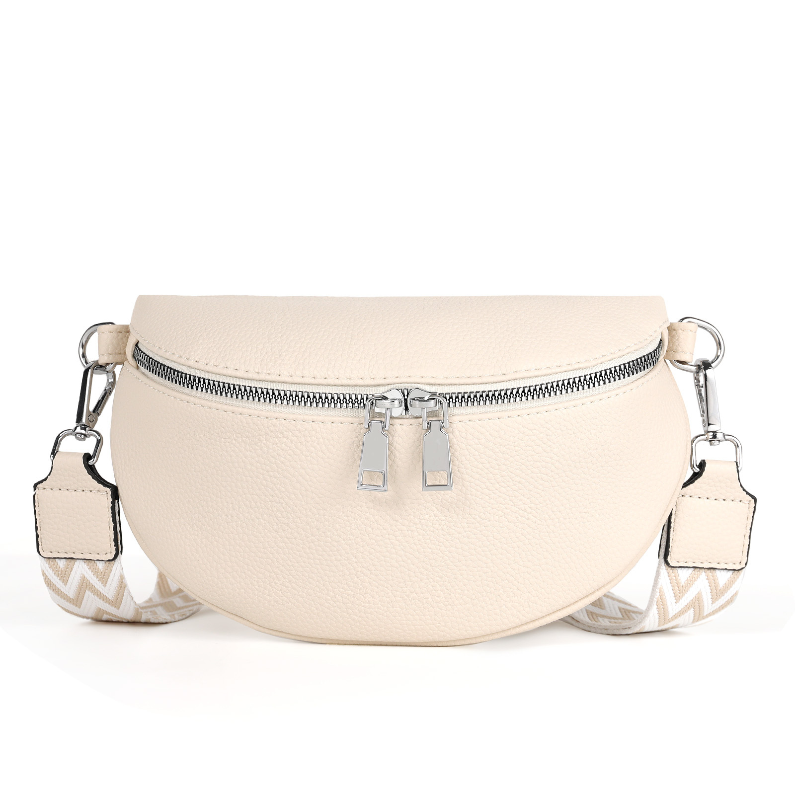 Image of Mofut Fashionable Women's Crossbody Bag, Outdoor Sports Fanny Pack With Zipper, Adjustable Wide Straps, Casual Shoulder Bag, Ideal For Everyday, Leisure, And Sports