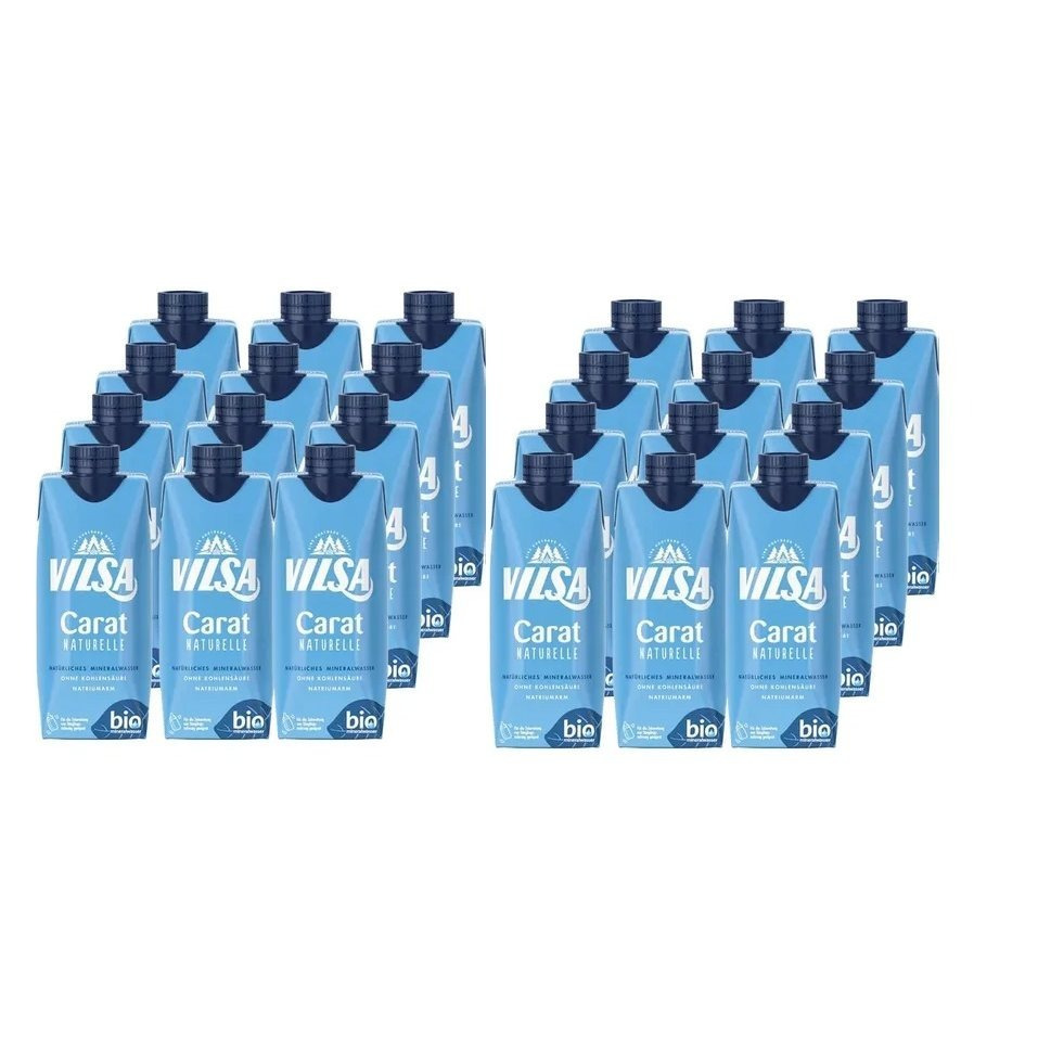Image of 24 Packs Of Vilsa Carat Naturelle 0.5 L Still Mineral Water