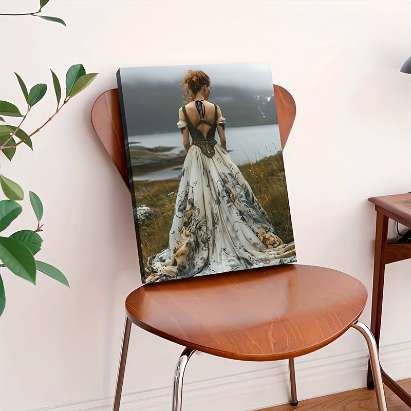 Custom Canvas Decorative Painting with Frame, Personalized Art