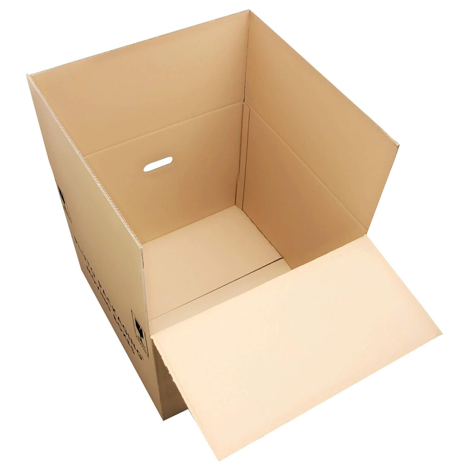 10 Extra Large Cardboard Storage Boxes with Carry Handles
