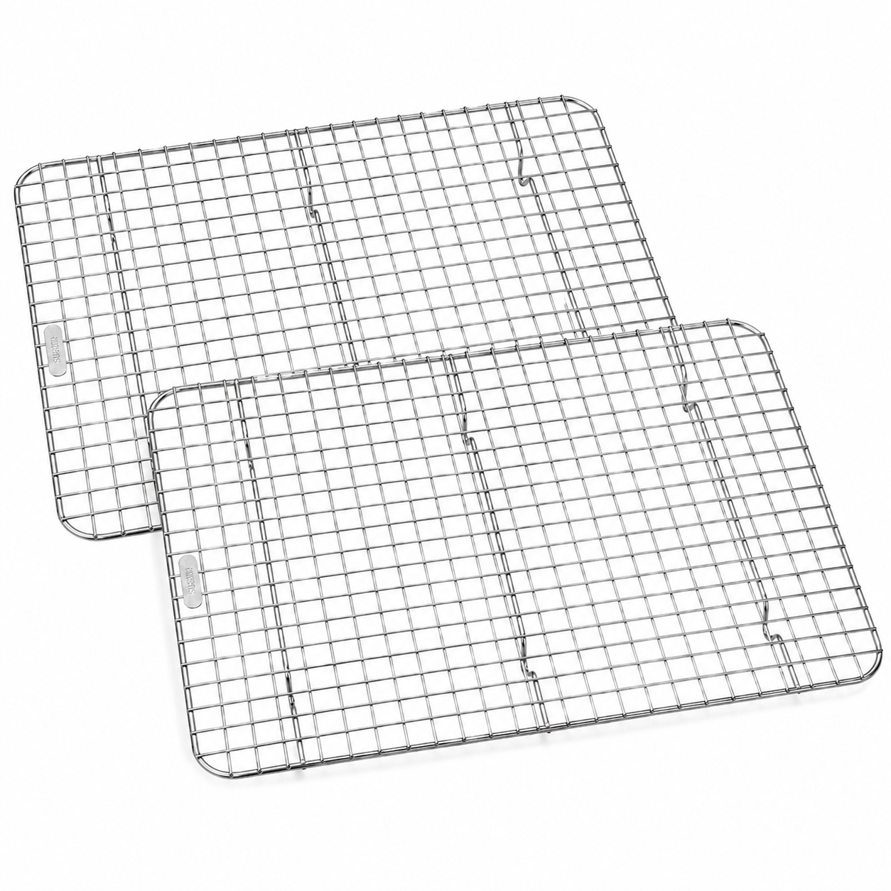 Image of Cooling Grid 304 Stainless Steel, 39 X 28 X 1.5 Cm, Kitchen Grid / Baking Grid For Cooling, And Decorating, , Without Coating, Dishwasher Safe.