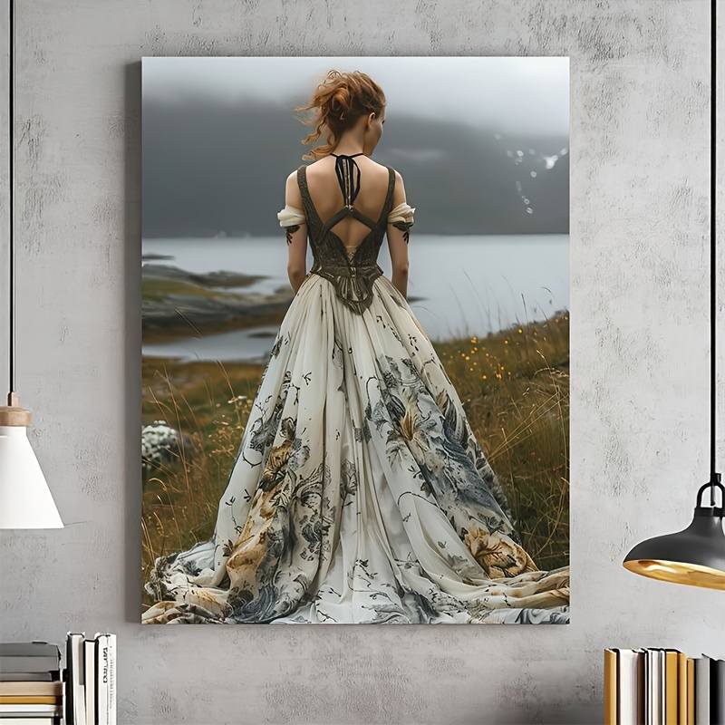 Custom Canvas Decorative Painting with Frame, Personalized Art