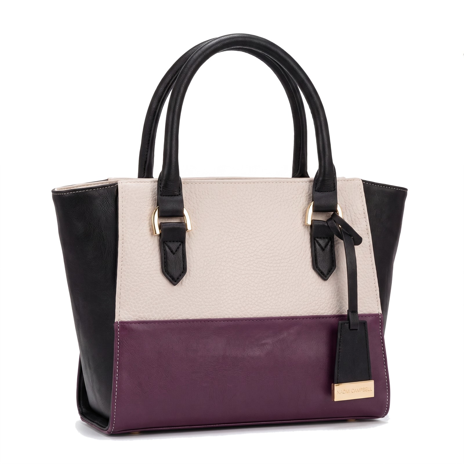 Women's Handbag Black Beige Purple Shopper Tote Bag New