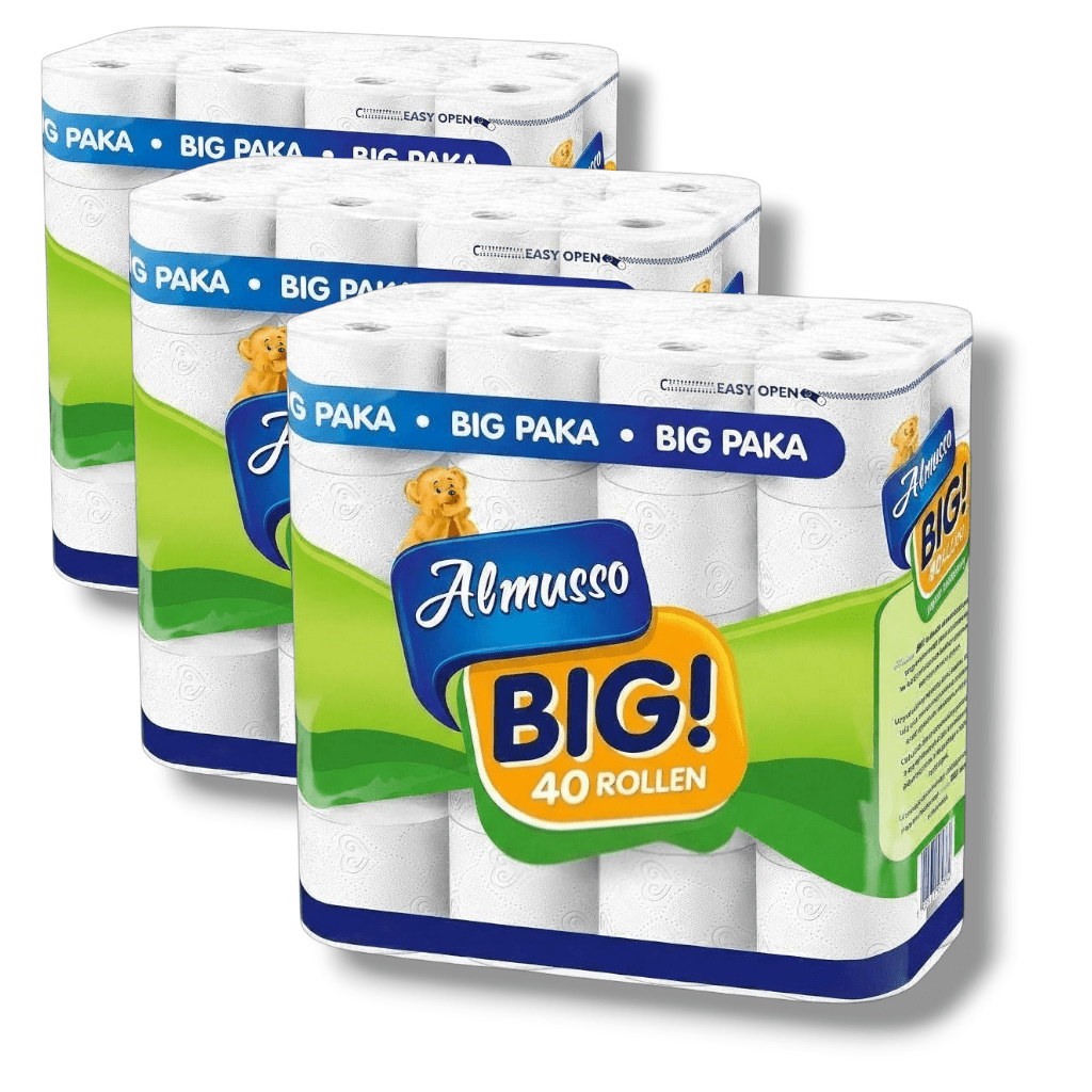 Image of 120 Rolls Of 3-layer Toilet Paper | Toilet Paper | Wc Paper | Paper Roll | 3-layer Toilet Paper