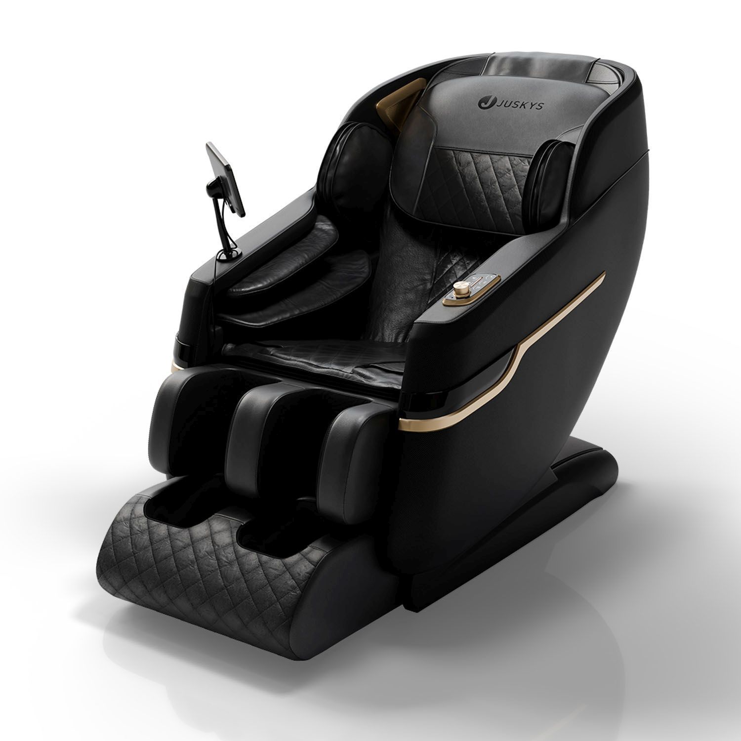 Image of Naxos Massage Chair, Electronic With Lcd Control Panel, Usb, Bluetooth, , Roller Massage, Heating Function, Footrest Extension & Timer