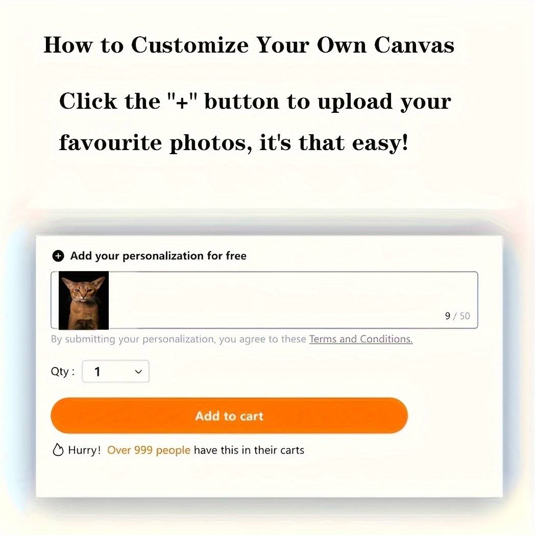 Personalized Canvas Wall Art, Customized Photo Printing