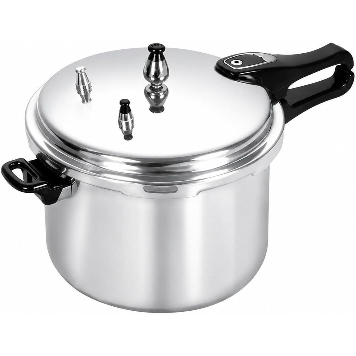 TEMU 11l Aluminium Pressure Cooker With Induction Base, Large Capacity Pot With Secure Locking Lid, Heavy Duty Pressure Cooker For Home Kitchen