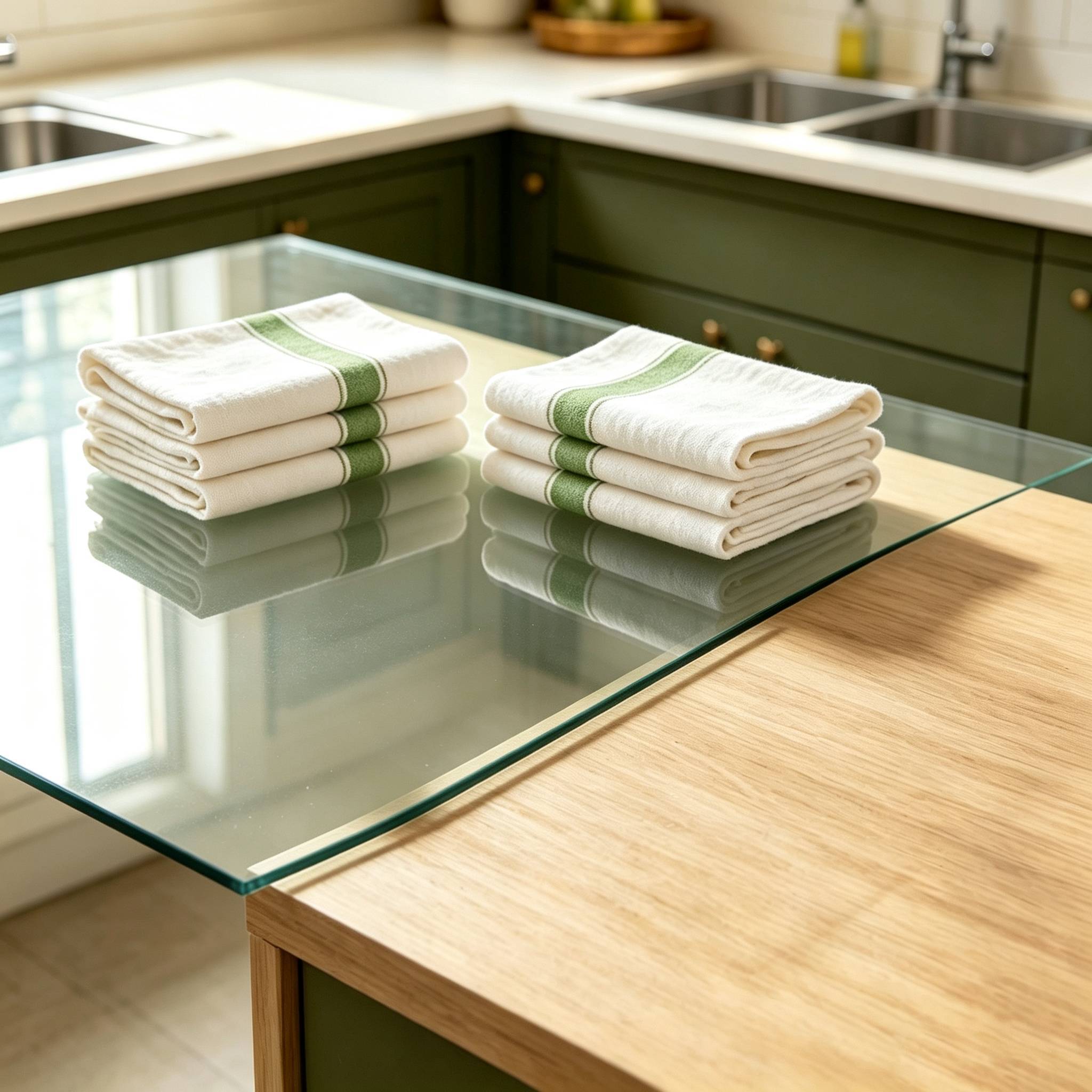 TEMU Set di 6 strofinacci da cucina 100% cotone, canovacci a righe 45�65 cm, panni multiuso riutilizzabili per piano cucina, , tavolo