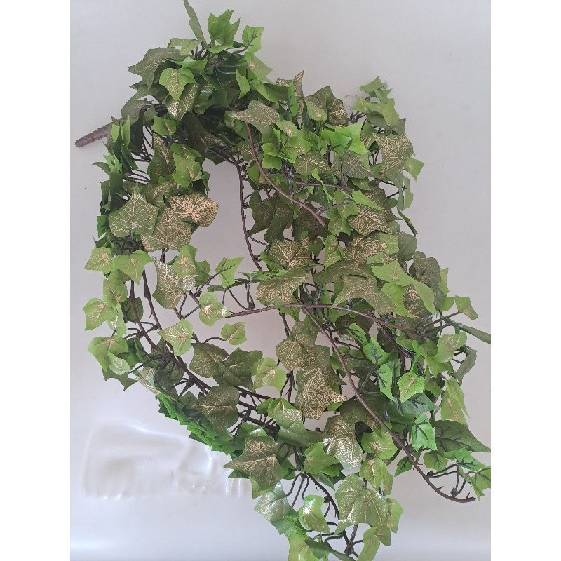 Image of Artificial Ivy Bush With Golden