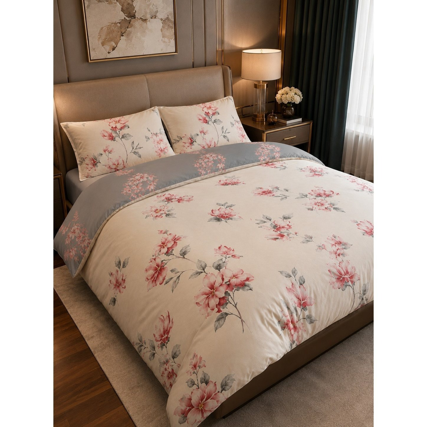 3-piece Bedding Set With Pillowcases 80*80cm, Soft Duvet Cover Set In Double, King, And Super King Sizes, Comfortable And Machine Washable