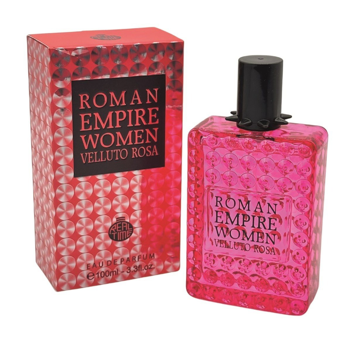 Image of Real Time Roman Empire Velluto Rosa Perfume For Women, Floral & Scent, Long Lasting Eau De Parfum, Elegant Fragrance, 100ml/3.4oz