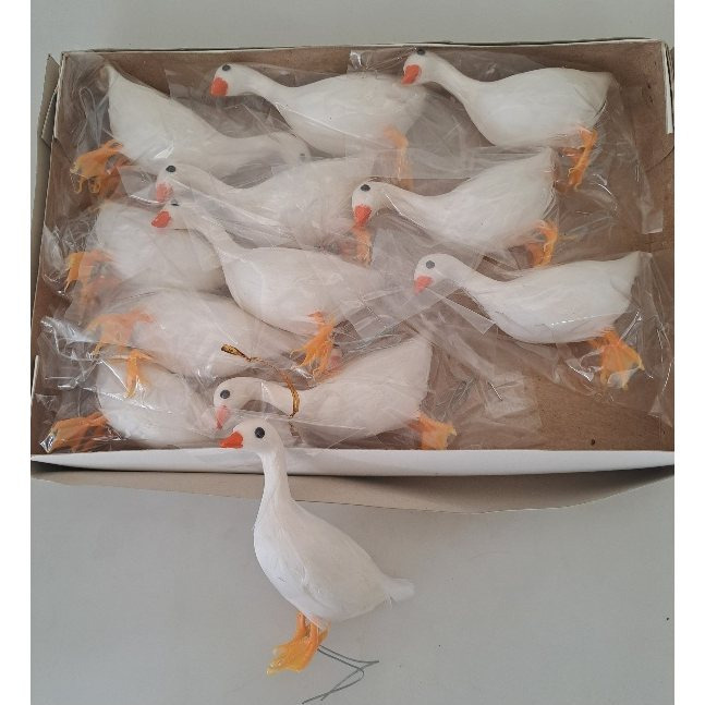 Image of Decorative Geese In A Set Of 12