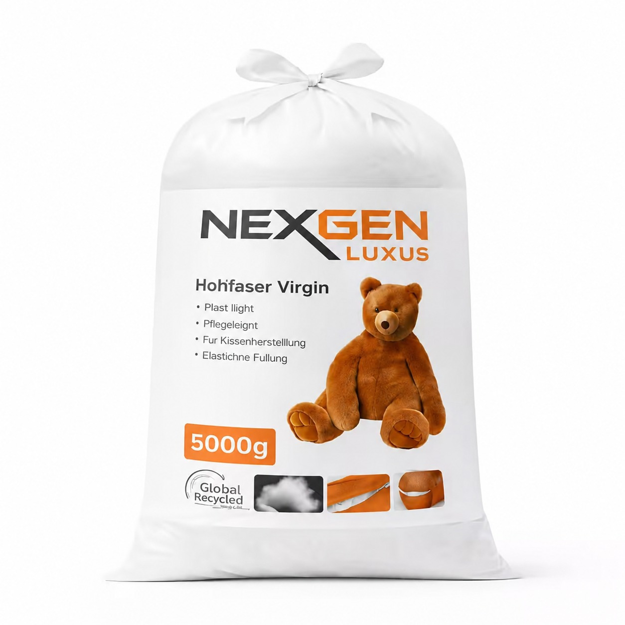 Image of Pillow Filling Polyester Stuffing Hollow Fiber Filling For Pillows & Stuffed Animals