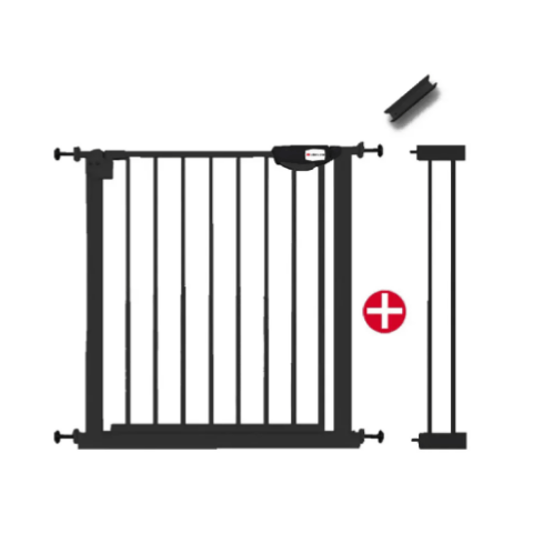 Child And Pet Safety Gate, Expandable Barrier For Stairs And Doors, 74-98cm
