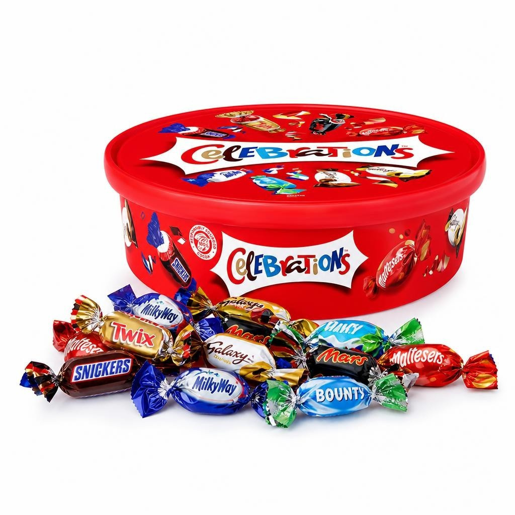 Celebrations Chocolate 600 G – Mini Chocolate Bar Mix With Mars, Snickers, Bounty, Twix, And More