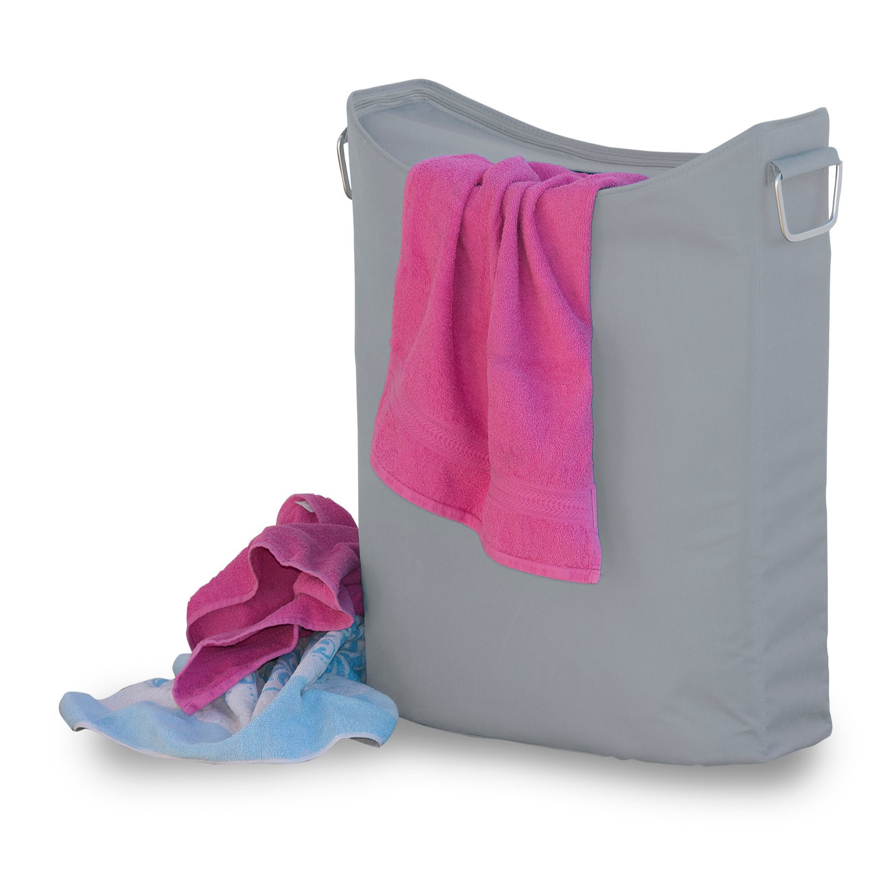 Image of Laundry Basket, Clothes Collector In Modern Colors
